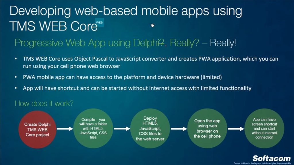 developing cross-platfrom mobile app using tms web core