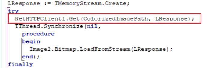 TNetHttpClient GET method for color image downloading to TMemoryStream object LResponse